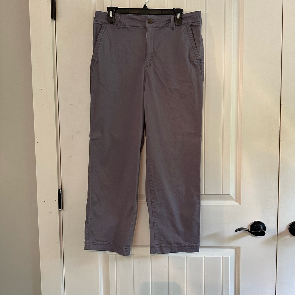 GAP Gray Chinos Straight Leg Comfortable Fit
